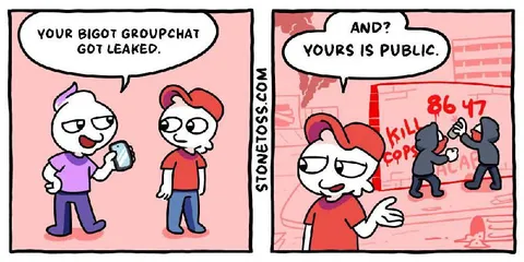 Your Bigot Groupchat Got Leaked