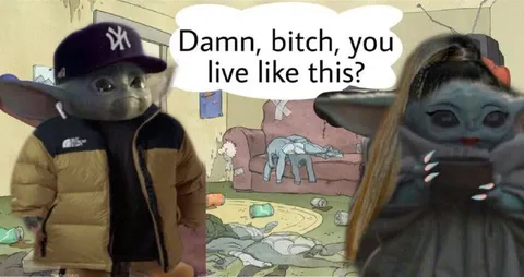 Grogu Lives Like This