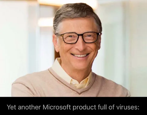 Another Virus-Filled Microsoft Product