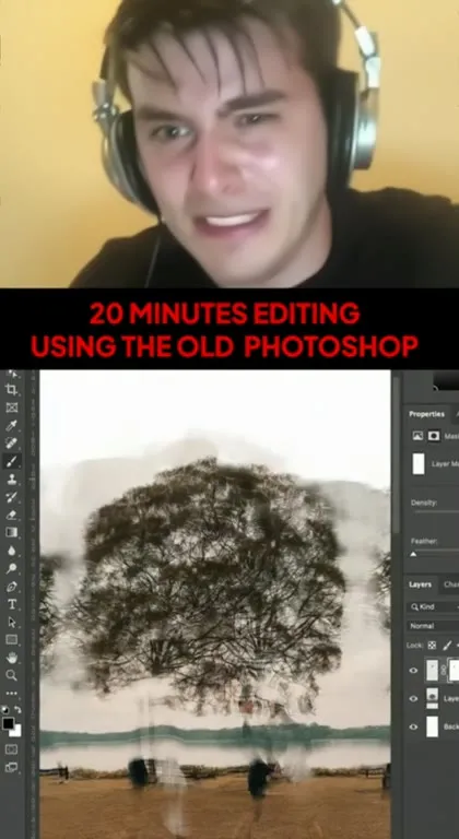 Photoshop AI vs Old Photoshop