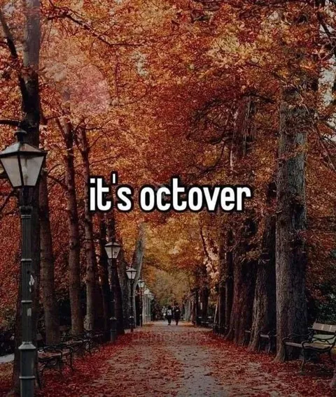 It's October Autumn Path