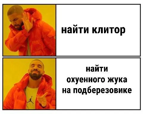 Найти клитор или жука