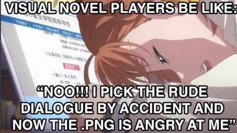 Visual Novel Dialogue Panic