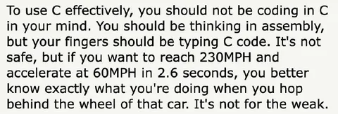 Thinking in Assembly, Typing C