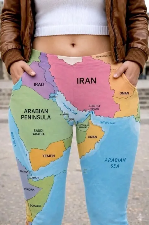 Iran Map Pants
