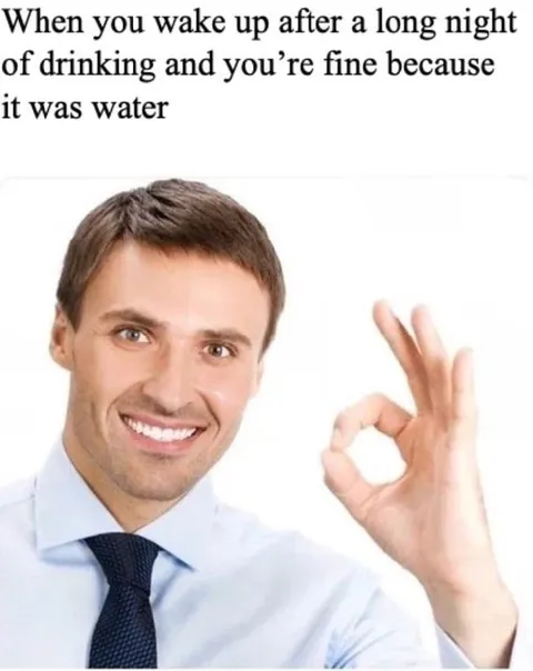 When the Drinking Was Water