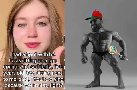 Five-Year-Old Calls Her Fat