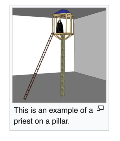 Priest on a Pillar