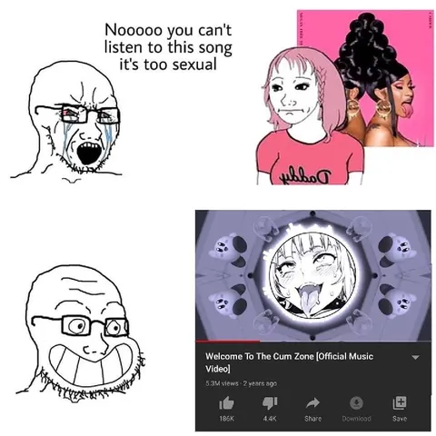 Too Sexual Cum Zone Song