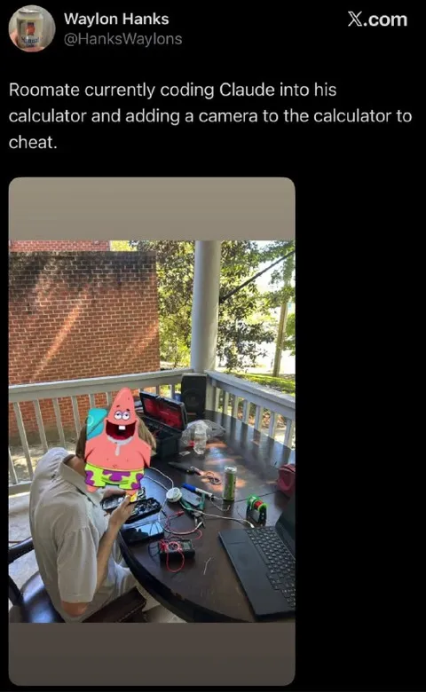 Roommate Codes Claude Into Calculator