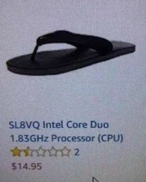 Cheap Intel Core Duo Flip-Flop