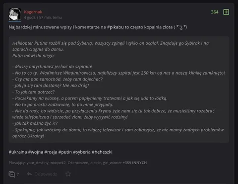 Problemy Syberii oprócz Ukrainy