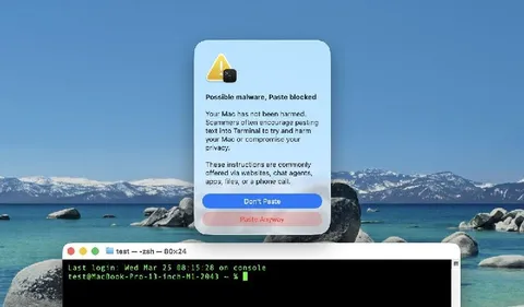 Paste Blocked by Possible Malware