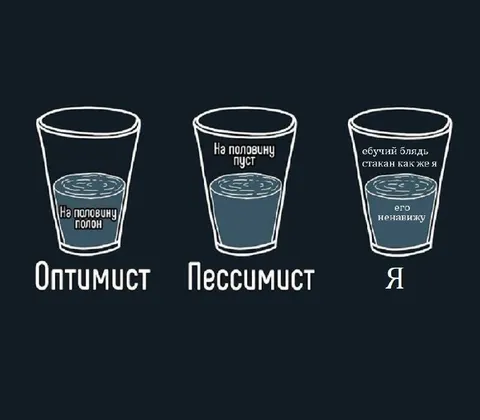 Оптимист, пессимист и я