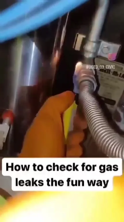 Fun Way to Check Gas Leaks