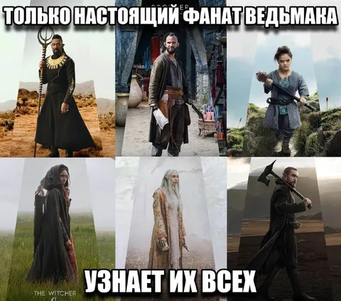 Настоящий фанат Ведьмака узнает всех