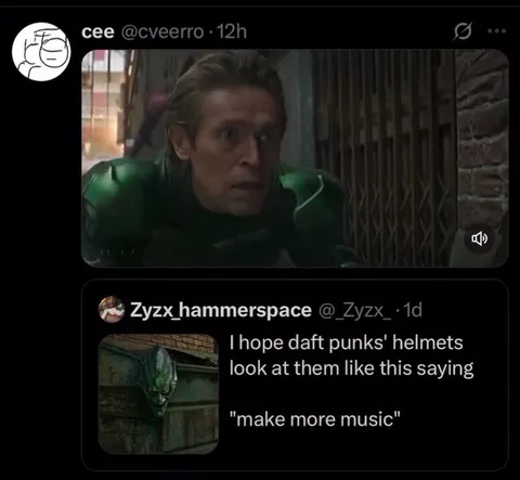 Green Goblin Demands More Music