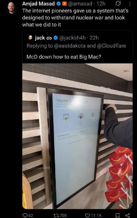 McDonald's Server Error