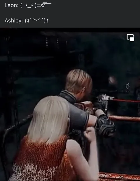 Leon and Ashley at the Fence