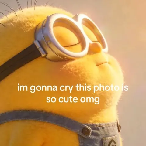 Minion Finds a Photo Cute