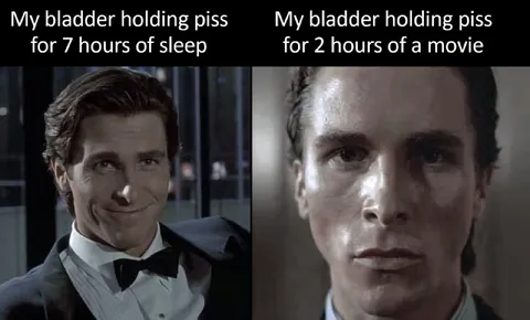 Bladder During Sleep vs Movie