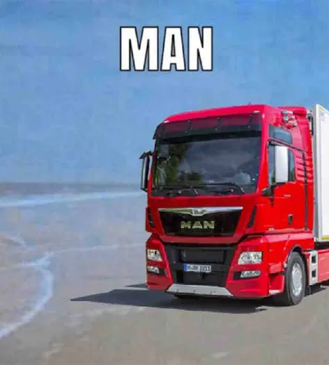 MAN Truck at the Beach
