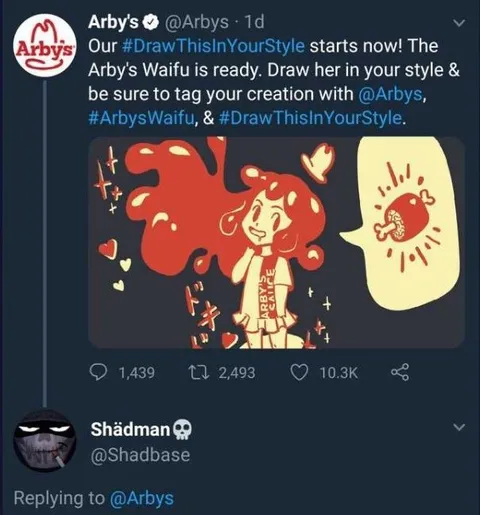 Arby's Waifu Draw This Challenge