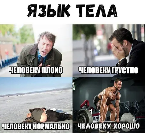 Язык тела и настроение