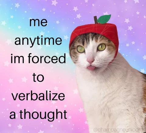 Cat Forced to Speak