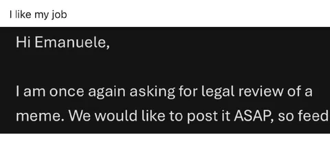 Legal Review of a Meme