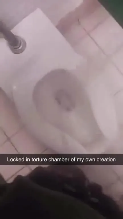 Locked in My Own Toilet Torture Chamber