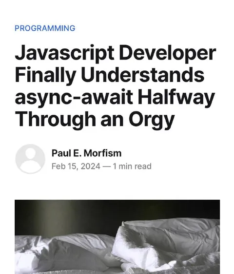 JavaScript Developer Understands Async-Await