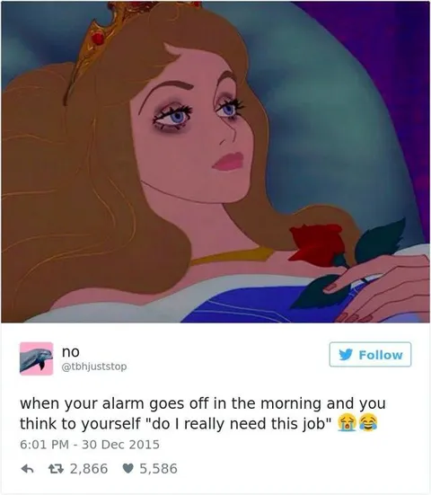 Alarm Goes Off Before Work