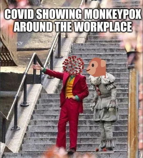 COVID Showing Monkeypox at Work
