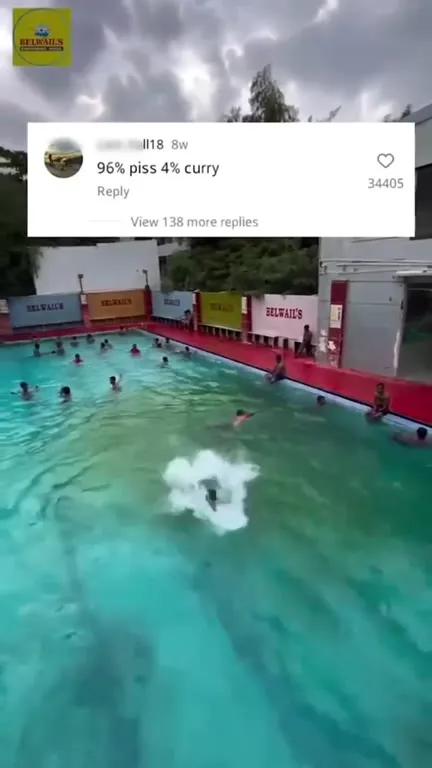Pool Turns Into a Piss Pool