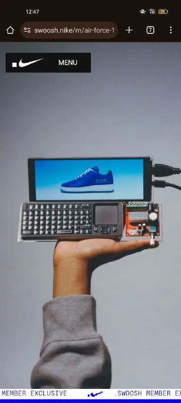 Nike Air Force Cyberdeck