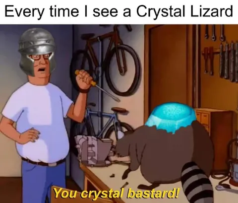 Every Time I See a Crystal Lizard