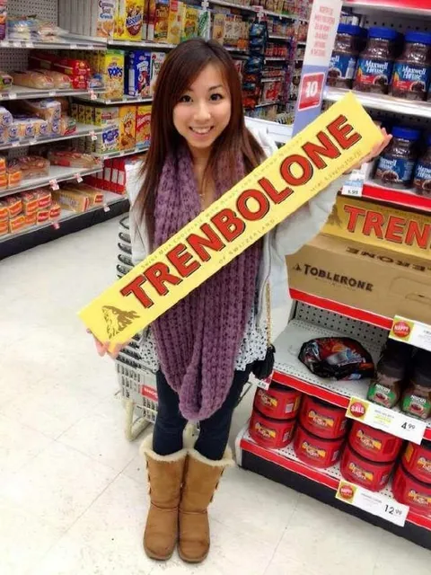 Giant Trenbolone Chocolate Bar