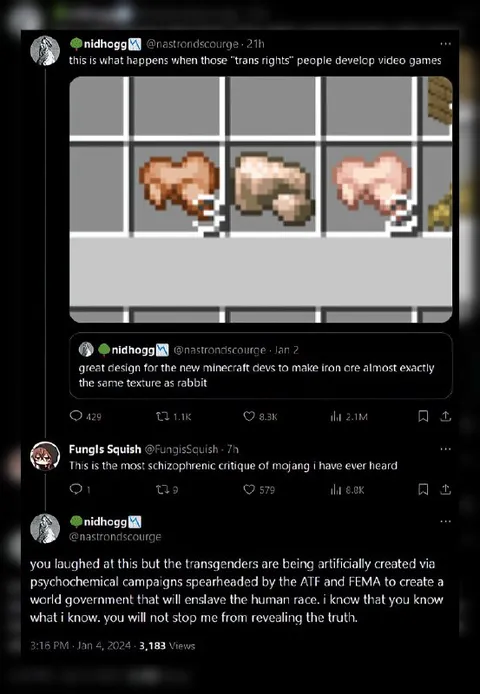 Trans Rights Minecraft Conspiracy