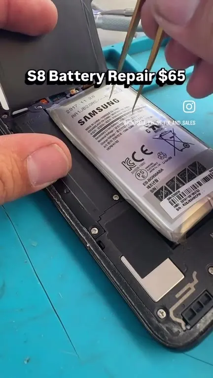 S8 Battery Repair for $65