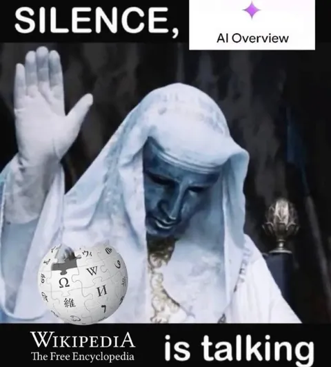 Silence, Wikipedia Is Talking