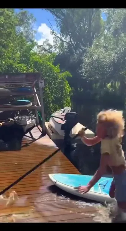 Paddleboard Fail Turns Into Metal Drumming