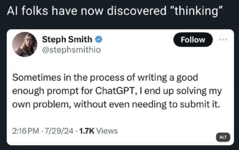 AI Folks Discover Thinking
