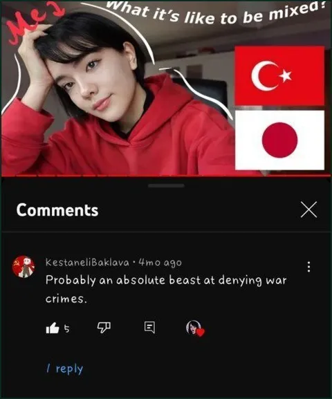Mixed Heritage War Crimes Joke