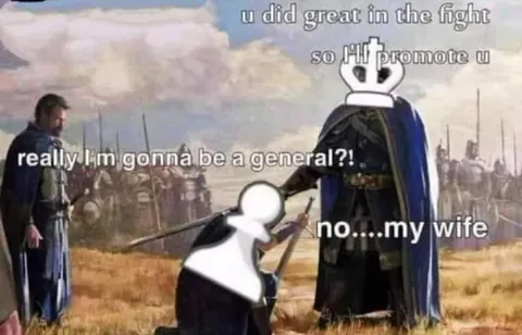 Promoted to General by His Wife