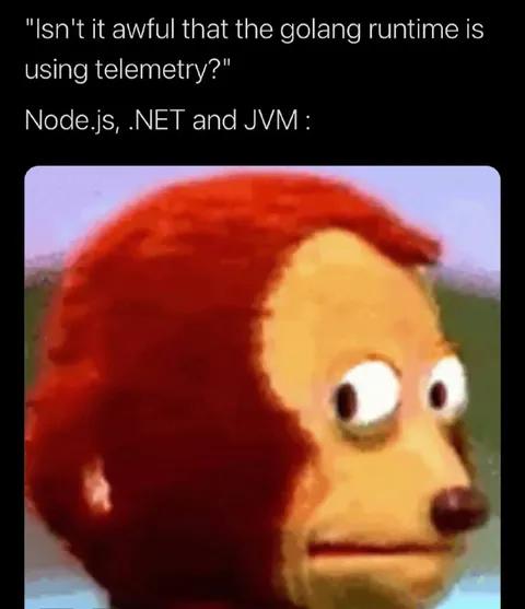 Golang Telemetry Hypocrisy