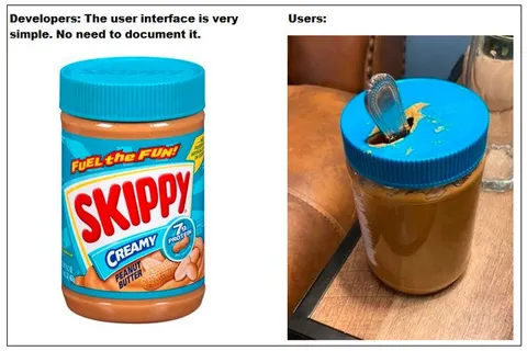Developers Make It Simple, Users Improvise