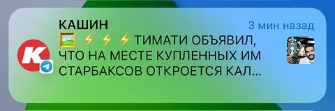 Тимати откроет калб...