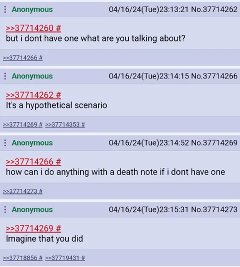 Hypothetical Death Note Scenario