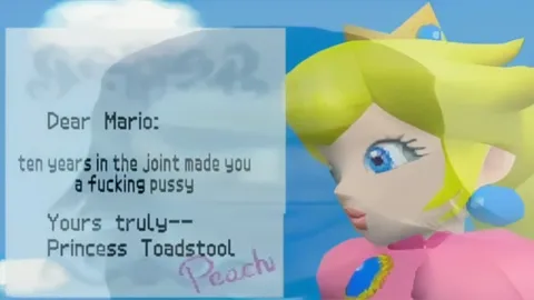 Princess Peach Roasts Mario